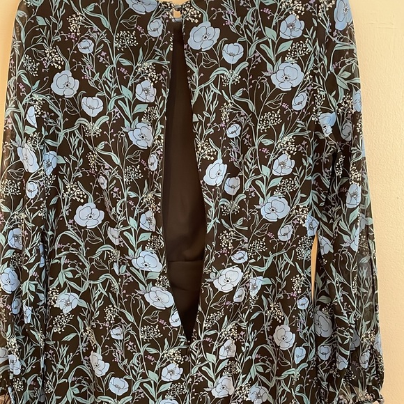 Who What Wear long sleeve lined asymmetrical dress size small - Picture 5 of 9